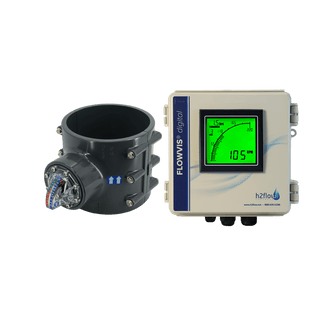 H2FLOW CONTROLS H2FLOW Controls fv-8-l Flowvis Flow Meter 8 Inch SCH80