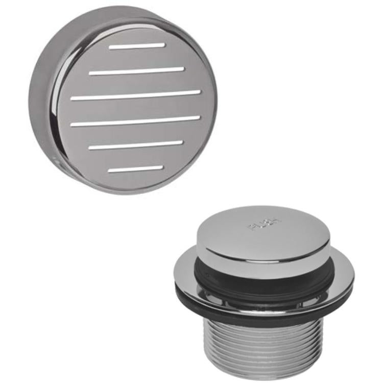 IPS Ips 63255 Touch Toe Bath Waste Overflow Kit Satin Nickel