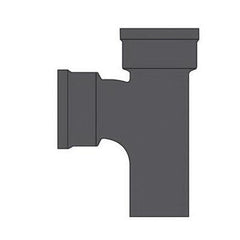 AB&I FOUNDRY Abi Foundry 1393 Sanitary Tee 6 in Hub X Hub X Spigot Cast Iron