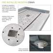 TRANSOLID Transolid fpt6032c-sw 60x32 Pre-tiled Shower Base White
