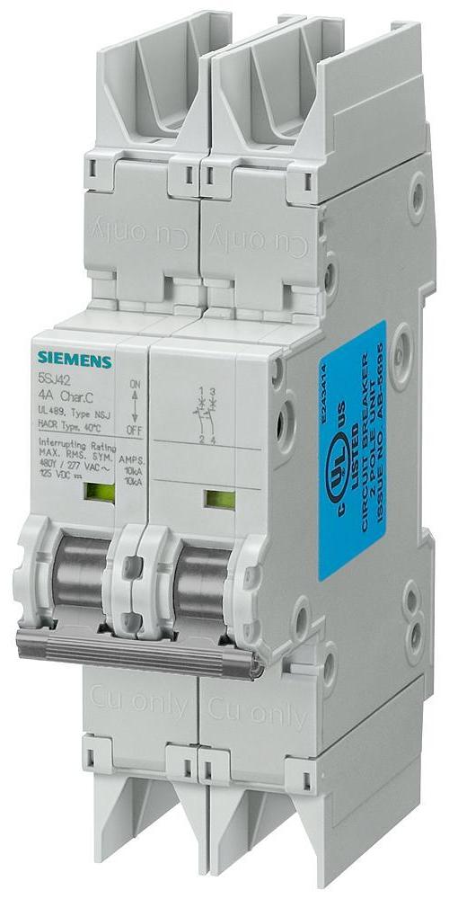 SIEMENS Siemens 5sj4240-7hg42 40A 240V 2 Pole Miniature Circuit Breaker