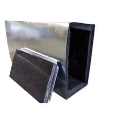 MCDANIEL METALS Mcdaniel Metals SP3-48T Supply Plenum R-6 Insulated
