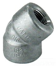 FIBRE-METAL Fibre-metal 782172107571 1-1/2 in 2000 Lb 45 Degree Threaded Elbow