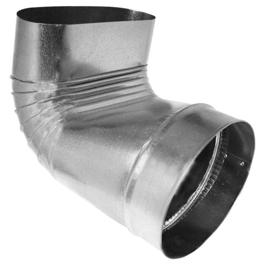 SOUTHWARK METAL Southwark Metal 124_8IN Oval to Round Pipe Boot 8x8 Inch