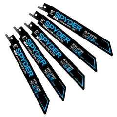 SPYDER Spyder 200304 Reciprocating Saw Blade Bi-metal 9 in 5 Pack