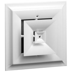 HART & COOLEY Hart Cooley 012953 Square Ceiling Diffuser 12x12 White