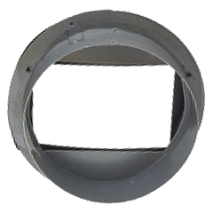 SPACEPAK Spacepak 45AC-PAJ Sheet Metal Plenum Adapter 9 Inch