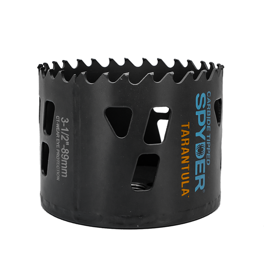 SPYDER Spyder 600914CF Carbide Hole Saw 3-1/2 in Tarantula