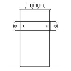 BARD Bard 8552-059 Dual Run Capacitor 60/10 Mfd 370V