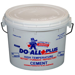 UTILITY ENTERPRISES Utility Enterprises 30-1015 Furnace Cement 1 Pint Gray