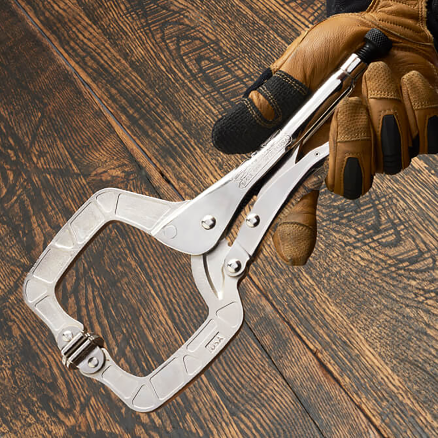MALCO Malco 55110 Locking C-clamp Swivel Pads 11 Inches