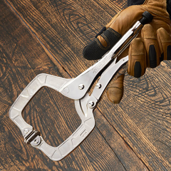 MALCO Malco 55110 Locking C-clamp Swivel Pads 11 Inches