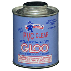 UTILITY ENTERPRISES Utility Enterprises 12-905 Pvc Solvent Cement 1/4 Pint