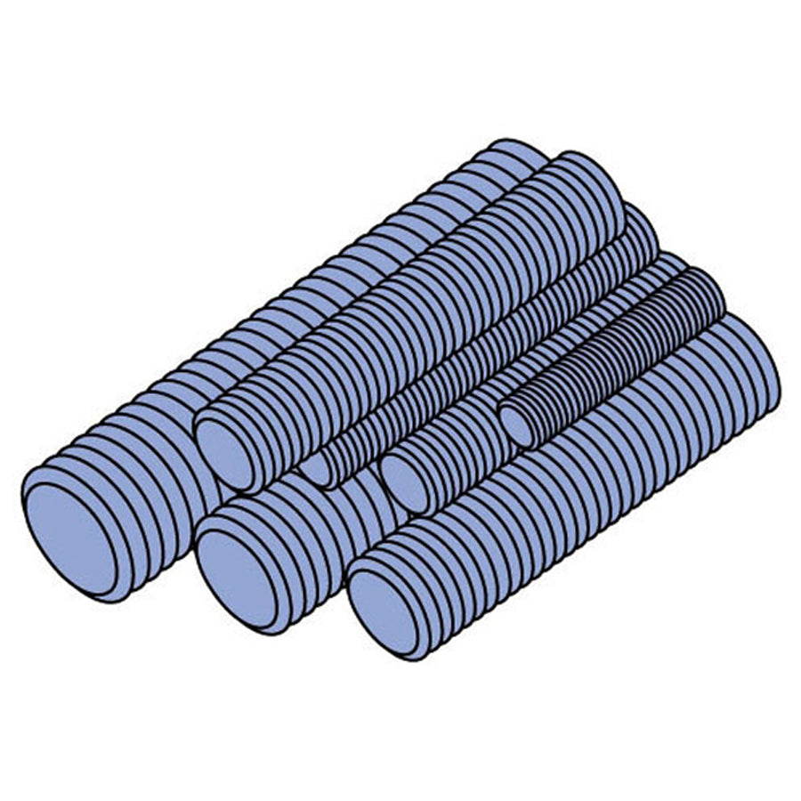 UNISTRUT Unistrut HTHR037_3/8X6FT-PG Threaded Rod 3/8 in X 6 Ft