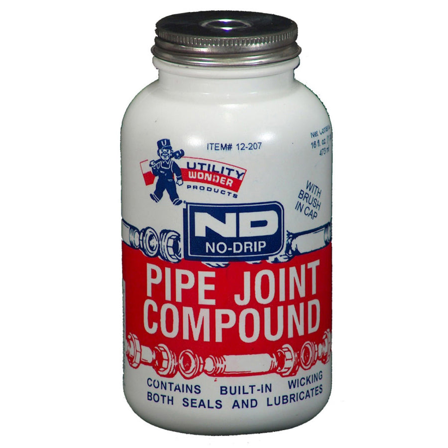 UTILITY ENTERPRISES Utility Enterprises 12-206 No-drip Pipe Joint Compound 8 Oz