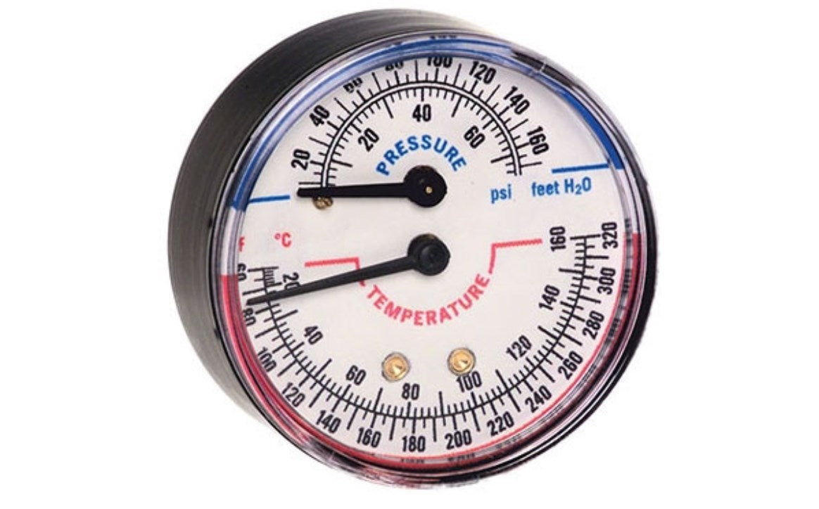 RESIDEO Honeywell TD-090 Tridicator Pressure Temperature Gauge