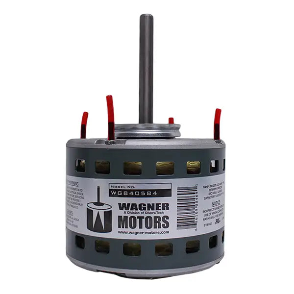 WAGNER MOTORS Wagner Motors WG840584 Furnace Blower Motor 1/4 Hp