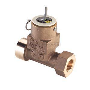 BADGER METER Badger Meter 250BR1005-1211 Inline Flow Meter 1 in Bronze