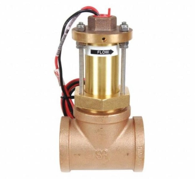 BADGER METER Badger Meter 228BR2005-1211 Inline Flow Meter 2 in Brass