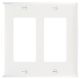 LEGRAND Legrand SP262-W 2-gang Decorator Wall Plate White