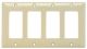 LEGRAND Legrand SP264-I 4-gang Decorator Wall Plate Ivory