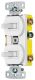 HUBBELL Bryant RC101W Duplex Toggle Switch 15A 120V 1-pole White