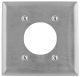 PREMISE WIRING Premise Wiring SS703 Stainless Steel Wallplate 2 Gang