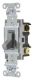 HUBBELL Hubbell CS320GY Three Way Toggle Switch 20A 277V Gray