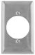 PREMISE WIRING Premise Wiring SS723 Stainless Steel Wallplate 1 Gang
