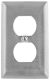 PREMISE WIRING Premise Wiring SS8 Stainless Steel Wallplate 1 Gang Duplex