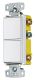 HUBBELL Bryant RCD101W Combo Rocker Switch 15A 120-277V Residential