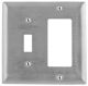 PREMISE WIRING Premise Wiring SS126 2 Gang Wallplate Toggle Gfci Ss
