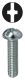 LH DOTTIE Lh Dottie RMCT6322 Round Head Machine Screw 6-32 X 2 in