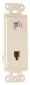 LEGRAND Legrand 26TELTV-ICC10 Coaxial Telephone Jack Ivory