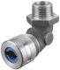 HUBBELL Hubbell NHC1023 90 Degree Male Cord Connector 1/2 Npt