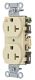 HUBBELL Hubbell IG20CRI Isolated Ground Duplex Receptacle 20A 125V