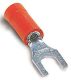 THOMAS & BETTS Thomas Betts RA1147 Fork Terminal 22-16 Awg No 8 Stud Red