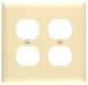 LEGRAND Legrand TP82-OR 2-gang Duplex Receptacle Wall Plate Orange