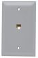 LEGRAND Legrand TPTE1-GRY RJ11 Telephone Jack Wall Plate Gray