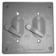 APPLETON Appleton WVTT2 2 Gang Weatherproof Toggle Switch Cover