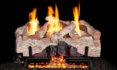 RH PETERSON Rh Peterson CHAB-30 Charred Alpine Birch Log Set 30 in