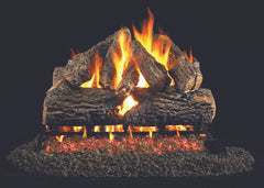 RH PETERSON Rh Peterson CHD-24 Charred Oak Log Set 24 Inches Vented