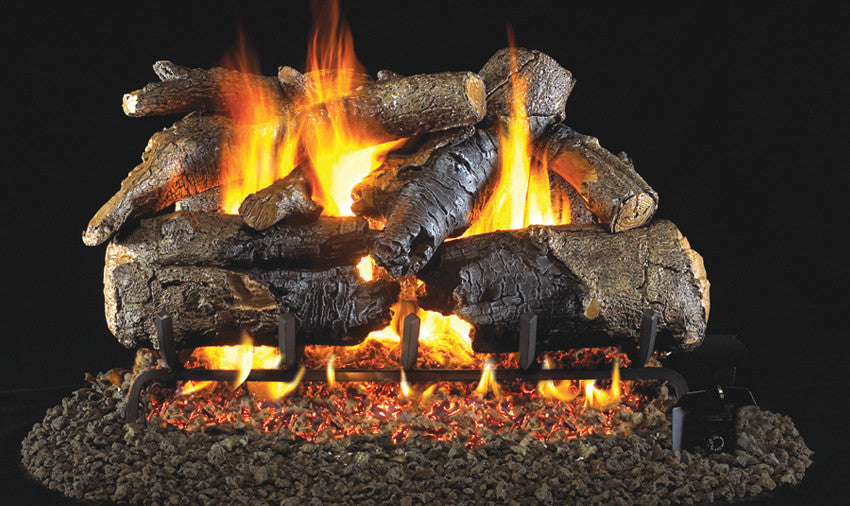 RH PETERSON Rh Peterson CHAO-30 Charred American Oak Log Set 30in