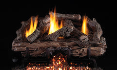 RH PETERSON Rh Peterson CHGS-30 Charred Gnarled Split Oak Log Set 30 in