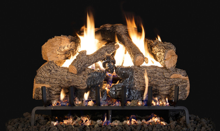 RH PETERSON Rh Peterson CHNA-24 Charred Angel Oak Log Set 24 Inches