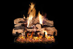 RH PETERSON Rh Peterson SDP-18 18 in Split Oak Log Set Vented Gas