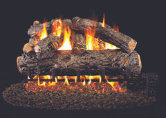 RH PETERSON Rh Peterson HRD-30 Rustic Oak Log Set 30 Inches Vented