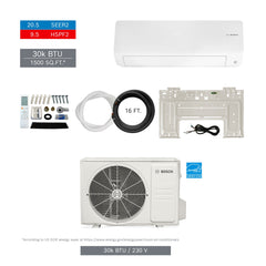 BOSCH Bosch 8733980402 30000 Btu Mini-split System 230V