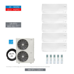 BOSCH Bosch 8733980414 48000 Btu 5 Zone Mini Split System