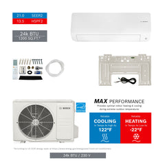 BOSCH Bosch 8733980468 24000 Btu Mini Split System 230V